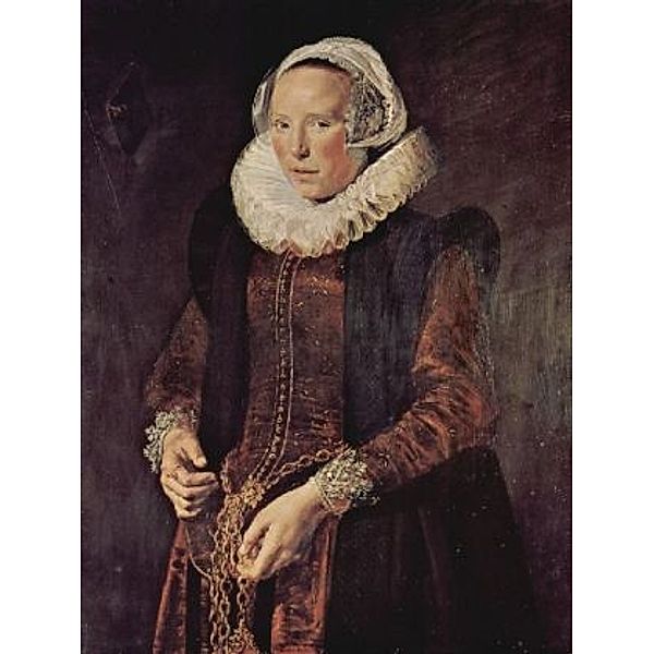 Frans Hals - Porträt einer etwa dreißigjährigen Frau mit Kette um der Taille - 2.000 Teile (Puzzle)