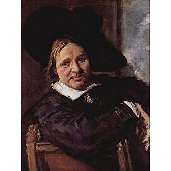 Frans Hals - Porträt eines sitzenden Mannes mit schrägem Hut, den rechten Arm auf der Stuhllehne - 2.000 Teile (Puzzle)