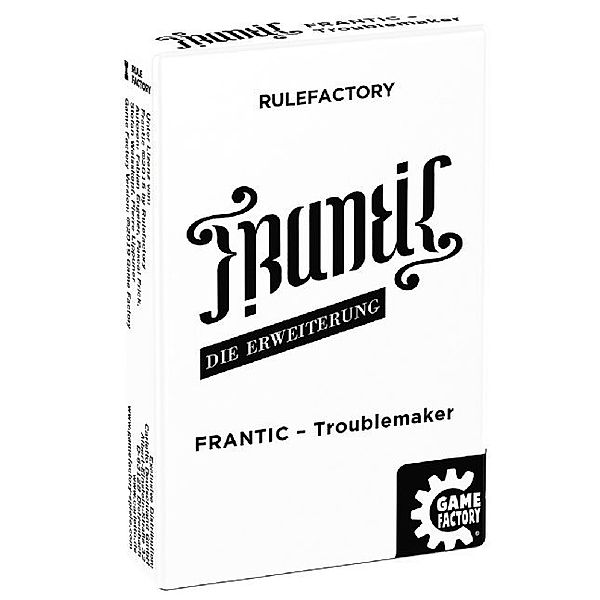 Carletto Deutschland, GAMEFACTORY Frantic, Troublemaker (Spiel-Zubehör), Rulefactory