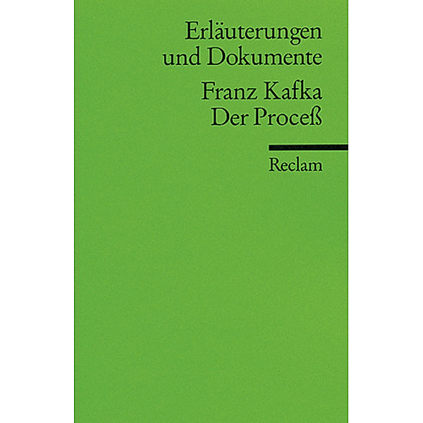 Franz Kafka 'Der Proceß', Franz Kafka