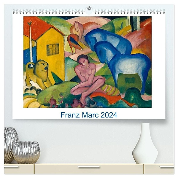 Franz Marc 2024 (hochwertiger Premium Wandkalender 2024 DIN A2 quer), Kunstdruck in Hochglanz, ARTOTHEK - Bildagentur der Museen