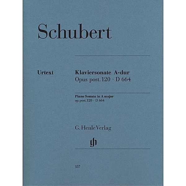 Franz Schubert - Klaviersonate A-dur op. post. 120 D 664, Franz Schubert - Klaviersonate A-dur op. post. 120 D 664