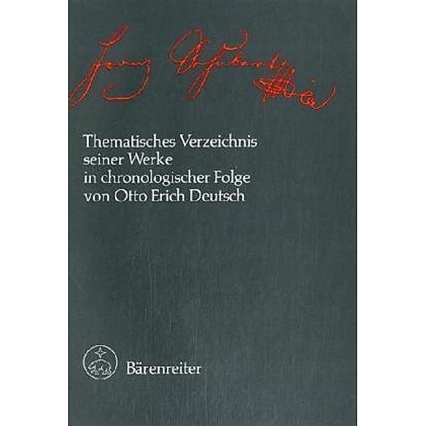 Franz Schubert, Thematisches Verzeichnis seiner Werke in chronologischer Folge, Otto E. Deutsch