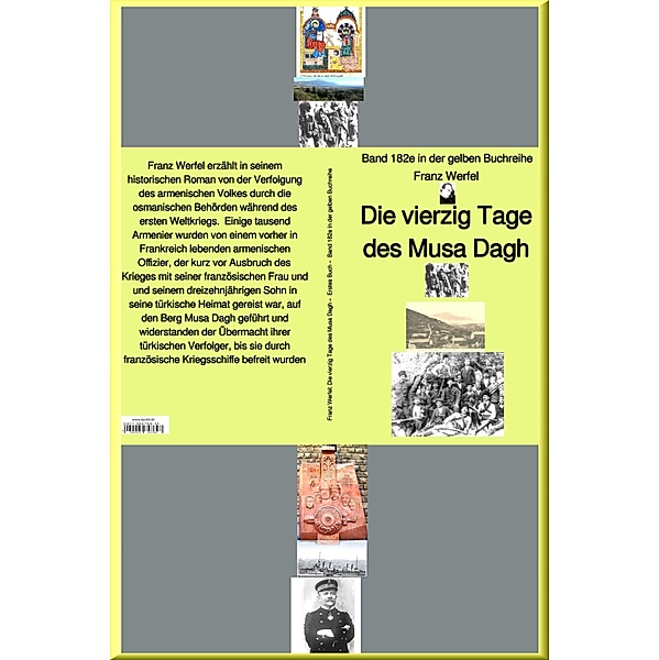 Franz Werfel: Die vierzig Tage des Musa Dagh - Band 182e in der gelben Buchreihe - bei Jürgen Ruszkowski, Franz Werfel