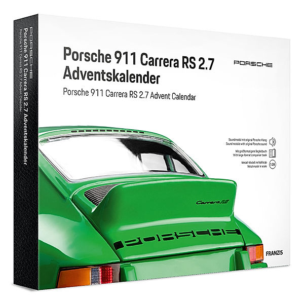 FRANZIS 67238 - Porsche 911 Carrera RS 2.7 Adventskalender