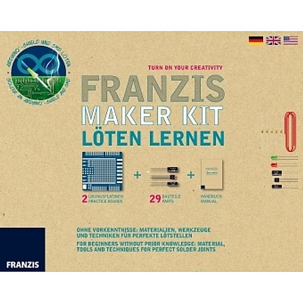 Franzis Maker Kit - Löten lernen, Burkhard Kainka, Fabian Kainka