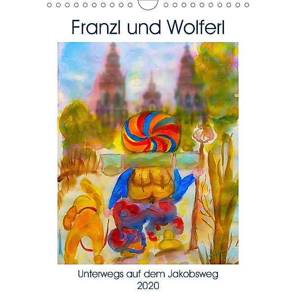 Franzl und Wolferl (Wandkalender 2020 DIN A4 hoch), Michèle Mairet