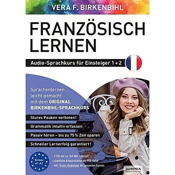 Französisch lernen Audio-Sprachkurs für Einsteiger 1+2, 3 Audio-CD, Vera F. Birkenbihl