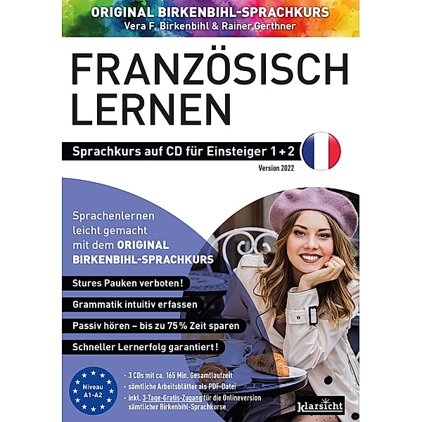 Französisch lernen für Einsteiger 1+2 (ORIGINAL BIRKENBIHL), Audio-CD,Audio-CD, Vera F. Birkenbihl, Rainer Gerthner, Original Birkenbihl Sprachkurs