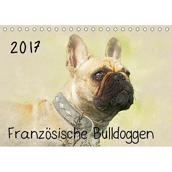 Französische Bulldoggen 2017 (Tischkalender 2017 DIN A5 quer), Andrea Redecker