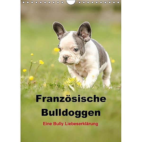 Französische Bulldoggen - Eine Bully Liebeserkärung (Wandkalender 2018 DIN A4 hoch), Yvonne Obermüller