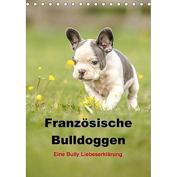 Französische Bulldoggen - Eine Bully Liebeserkärung (Tischkalender 2017 DIN A5 hoch), Yvonne Obermüller