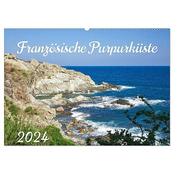 Französische Purpurküste (Wandkalender 2024 DIN A2 quer), CALVENDO Monatskalender, Rolf Hartwig