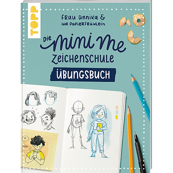Frau Annika und ihr Papierfräulein: Die Mini me Zeichenschule Übungsbuch, Frau Annika