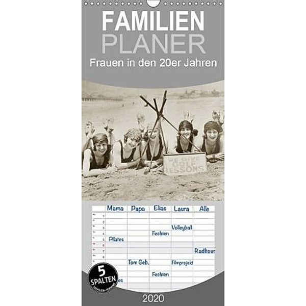 Frauen in den 20er Jahren - Familienplaner hoch (Wandkalender 2020 , 21 cm x 45 cm, hoch), Timeline Images