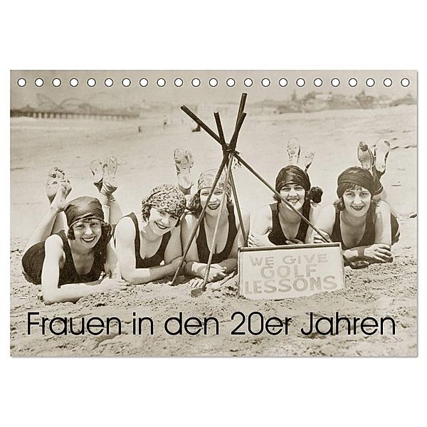 Frauen in den 20er Jahren (Tischkalender 2025 DIN A5 quer), CALVENDO Monatskalender, Calvendo, Timeline Images