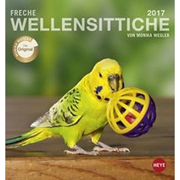 Freche Wellensittiche Postkartenkalender 2017, Monika Wegler