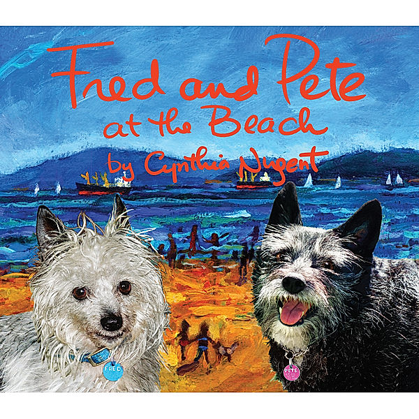 Fred and Pete at the Beach, Cynthia Nugent