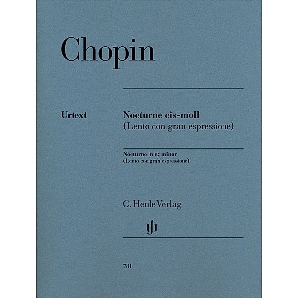 Frédéric Chopin - Nocturne cis-moll (Lento con gran espressione), Frédéric Chopin - Nocturne cis-moll (Lento con gran espressione)