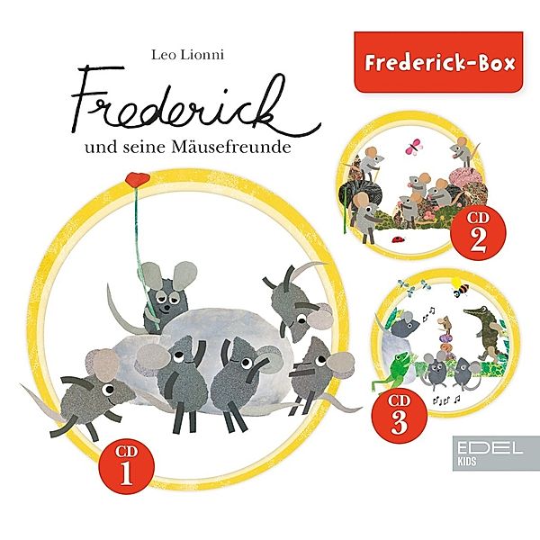 Frederick und eine Mäusefreunde - Frederick-Box,3 Audio-CD, Leo Lionni