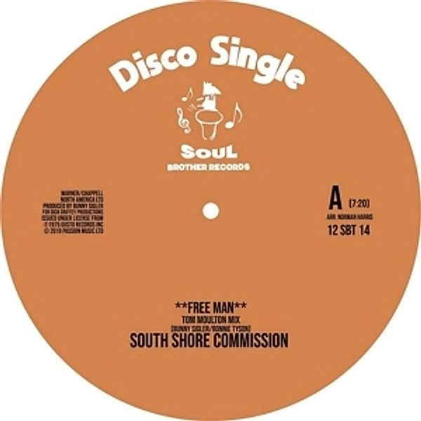 Free Man/We'Re On The Right Track (Moulton Mixes) (Vinyl), South Shore Commission, Ultra High Frequency