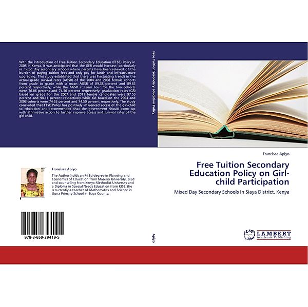Free Tuition Secondary Education Policy on Girl-child Participation, Francisca Apiyo