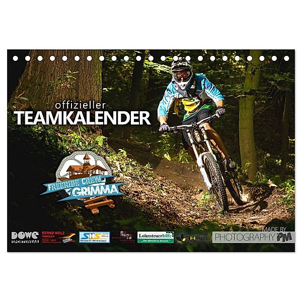 Freeride Crew Grimma - Offizieller Teamkalender (Tischkalender 2024 DIN A5 quer), CALVENDO Monatskalender, Photography PM