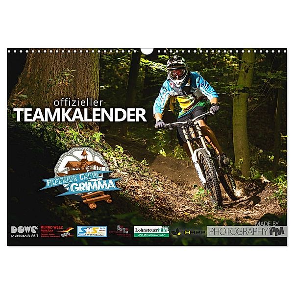 Freeride Crew Grimma - Offizieller Teamkalender (Wandkalender 2024 DIN A3 quer), CALVENDO Monatskalender, Photography PM