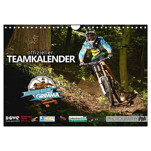 Freeride Crew Grimma - Offizieller Teamkalender (Wandkalender 2024 DIN A4 quer), CALVENDO Monatskalender, Photography PM