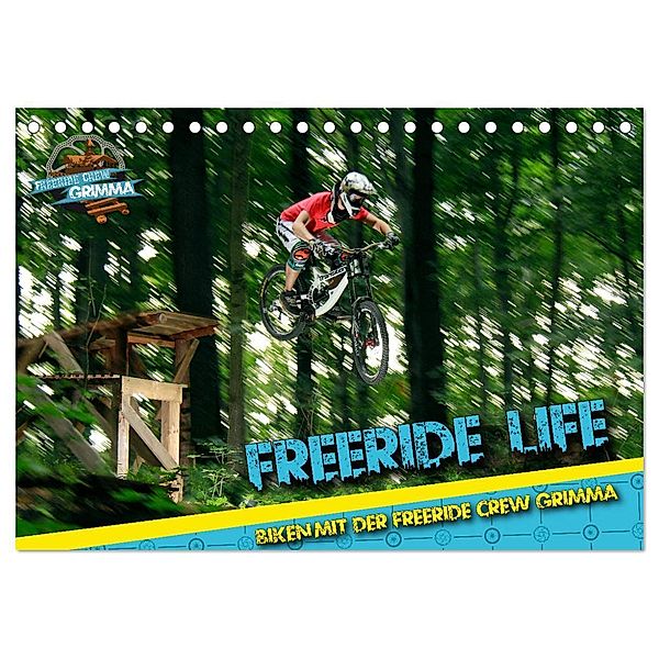 Freeride Life (Tischkalender 2024 DIN A5 quer), CALVENDO Monatskalender, Patrick Freiberg