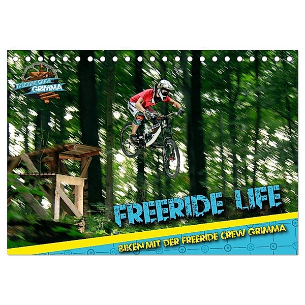 Freeride Life (Tischkalender 2025 DIN A5 quer), CALVENDO Monatskalender, Calvendo, Patrick Freiberg