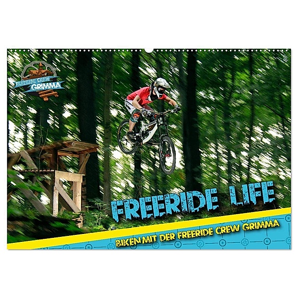 Freeride Life (Wandkalender 2024 DIN A2 quer), CALVENDO Monatskalender, Patrick Freiberg