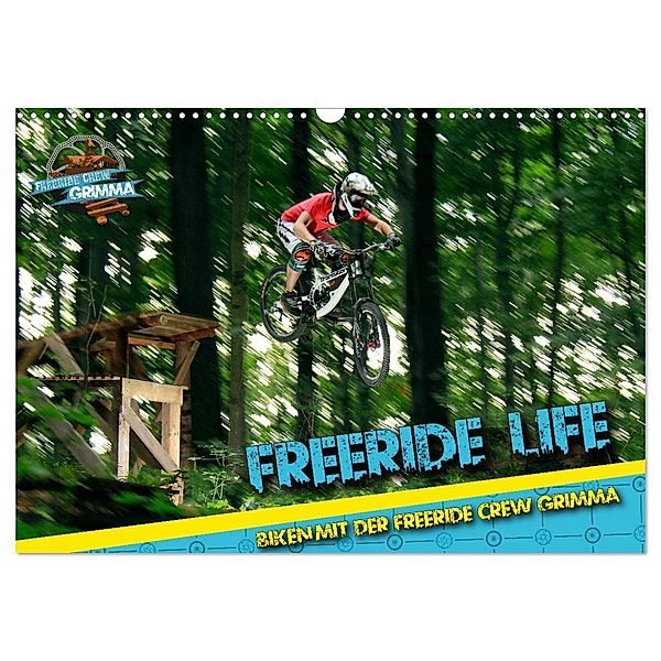 Freeride Life (Wandkalender 2024 DIN A3 quer), CALVENDO Monatskalender, Patrick Freiberg
