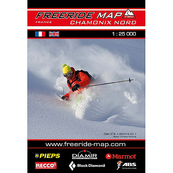 Freeride Map Chamonix Nord