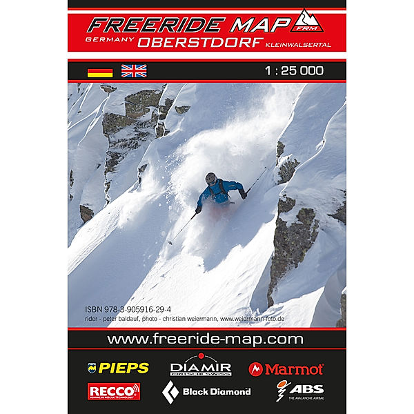 Freeride Map Oberstdorf / Kleinwalsertal