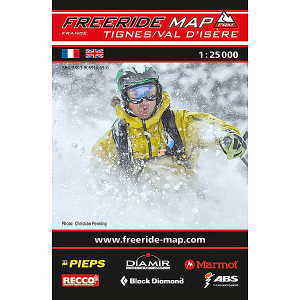 Freeride Map Tignes / Val d Isère