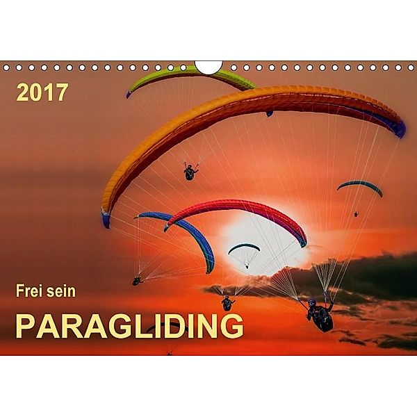 Frei sein - Paragliding (Wandkalender 2017 DIN A4 quer), Peter Roder