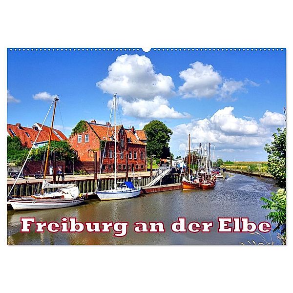 Freiburg an der Elbe (Wandkalender 2024 DIN A2 quer), CALVENDO Monatskalender, Henning von Löwis of Menar