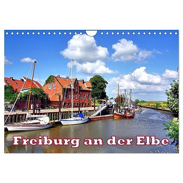 Freiburg an der Elbe (Wandkalender 2024 DIN A4 quer), CALVENDO Monatskalender, Henning von Löwis of Menar