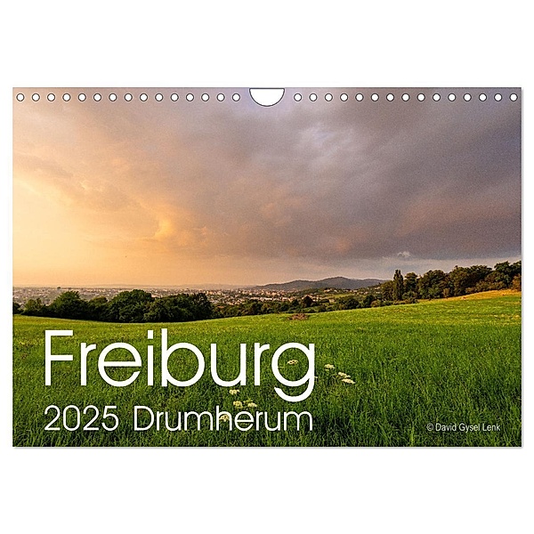 Freiburg, Drumherum (Wandkalender 2025 DIN A4 quer), CALVENDO Monatskalender, Calvendo, David Gysel Lenk