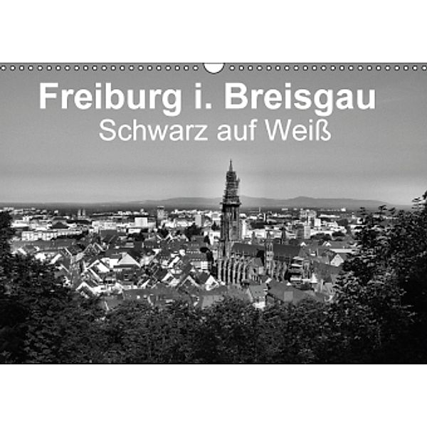 Freiburg i. Breisgau Schwarz auf Weiß (Wandkalender 2015 DIN A3 quer), Wolfgang-A. Langenkamp
