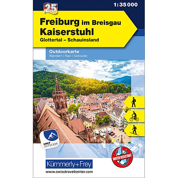 Freiburg im Breisgau Kaiserstuhl Nr. 25 Outdoorkarte Deutschland 1:35 000