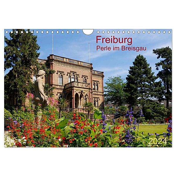 Freiburg Perle im Breisgau (Wandkalender 2024 DIN A4 quer), CALVENDO Monatskalender, Prime Selection