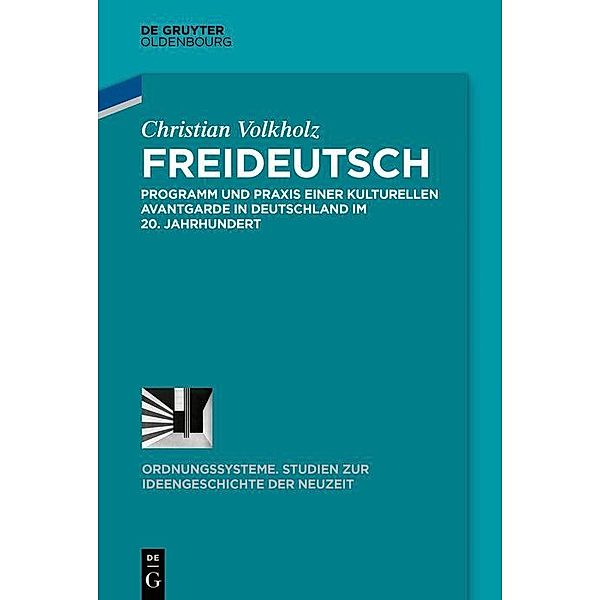 Freideutsch / Ordnungssysteme Bd.59, Christian Volkholz