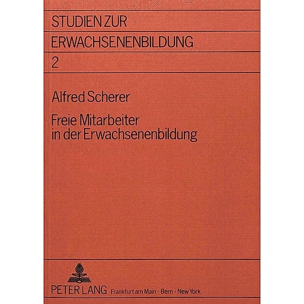 Freie Mitarbeiter in der Erwachsenenbildung, Alfred Scherer