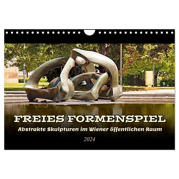 Freies Formenspiel (Wandkalender 2024 DIN A4 quer), CALVENDO Monatskalender, Werner Braun