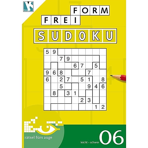 Freiform-Sudoku Rätselbuch