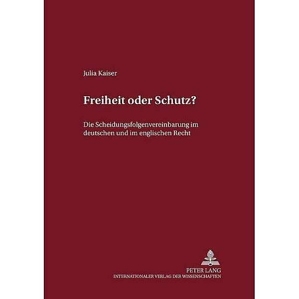 Freiheit oder Schutz?, Julia Kaiser