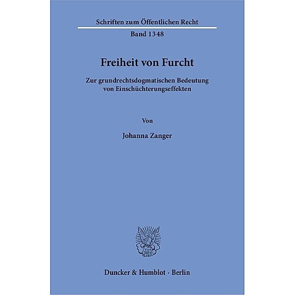 Freiheit von Furcht, Johanna Zanger
