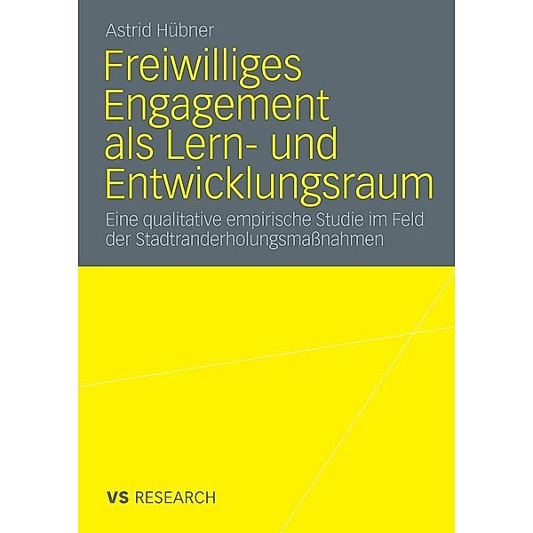 Freiwilliges Engagement als Lern- und Entwicklungsraum, Astrid Hübner